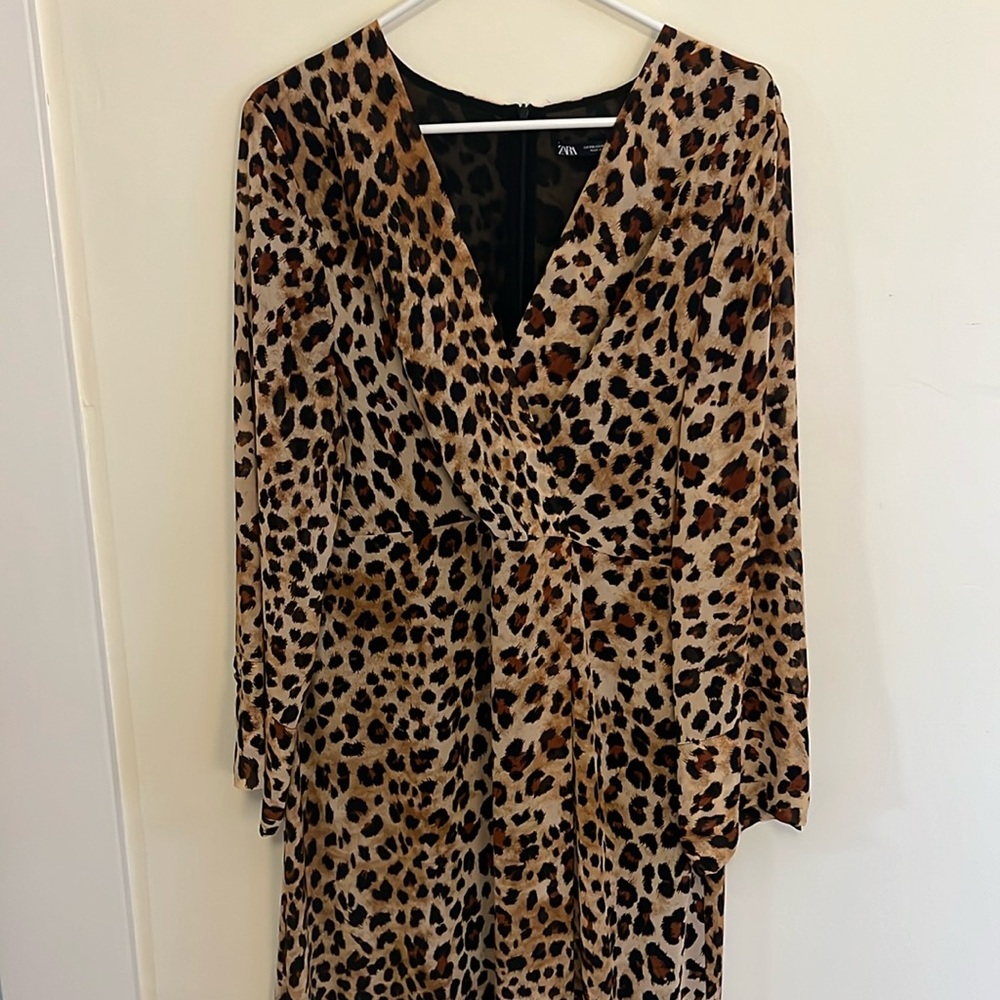NWOT Zara Wrap Maxi Wrap Dress
